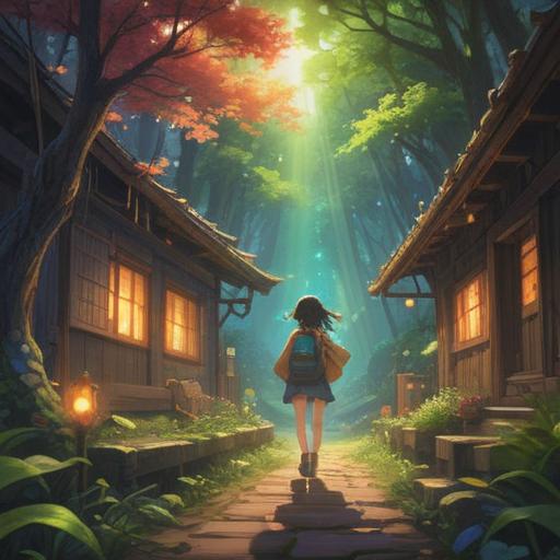 A warm and inviting scene depicting a lucky charm glowing softly in the hands of a person, gentle rays of sunlight filtering through a serene forest, delicate flowers surrounding the charm, a sense of comfort and positivity in the atmosphere, vivid colors, 4k