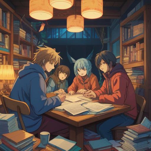 A visually engaging illustration depicting a diverse group of people collaborating around a large table, stacks of papers and digital devices scattered about, expressions of focus and teamwork, a bright and airy office environment, large windows allowing natural light to flood the space, emphasizing communication and unity, 4k