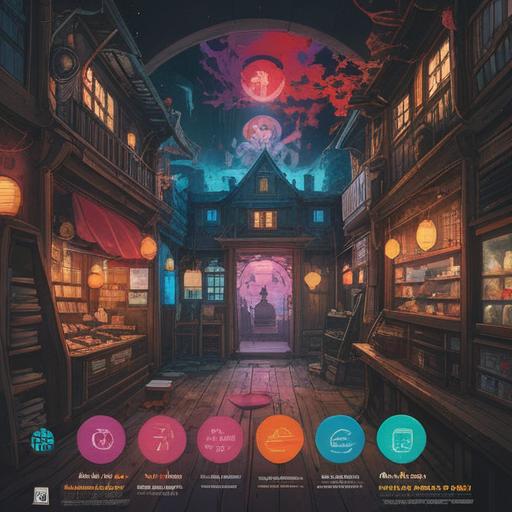 A visually appealing infographic, organized layout, clear bullet points, various colors and icons, representing key ideas and summaries, easy to understand, professional design, 4k