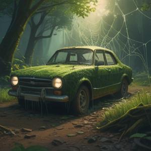 車に蜘蛛の巣が張られた時のスピリチュアルな意味を解説