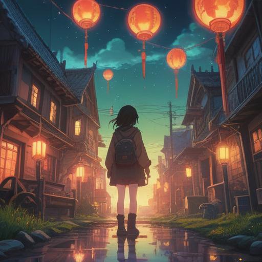 A serene and contemplative scene, subtle mystical elements, a person standing at a crossroads, surrounded by ethereal symbols, soft glowing lights, representing spiritual signs, a gentle breeze rustling leaves, a sense of reflection and introspection, harmonious colors, nature imagery, tranquil atmosphere, 4k