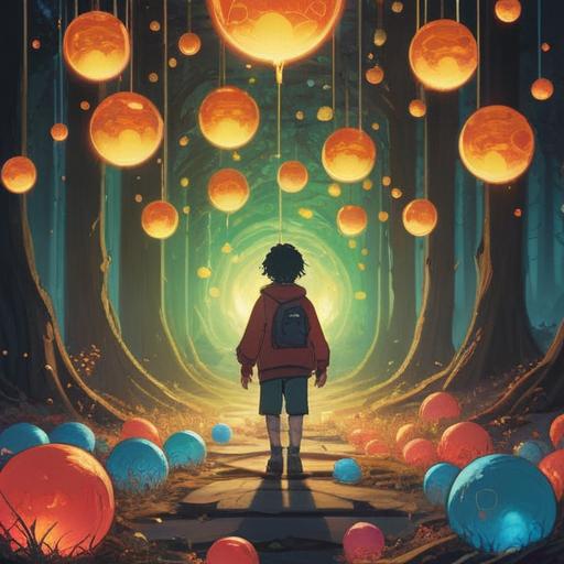 A serene and minimalistic scene of a person decluttering their photographs, surrounded by glowing orbs of light symbolizing spiritual enlightenment, soft sunlight filtering through a window, peaceful atmosphere, gentle colors, sense of liberation and clarity, organized space reflecting inner peace, 4k