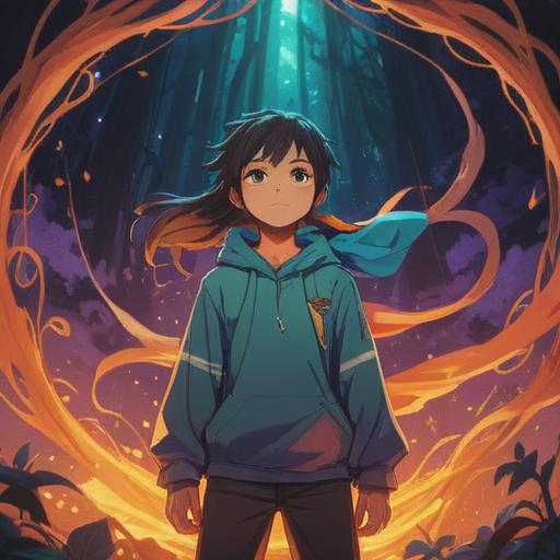 A serene illustration depicting a person surrounded by an ethereal glow, symbolizing spiritual protection, vibrant energy flowing around them, contrasting with dark shadows signifying jealousy from others, mystical landscape in the background, soft light illuminating the character's face, a sense of calmness and resilience, 4k