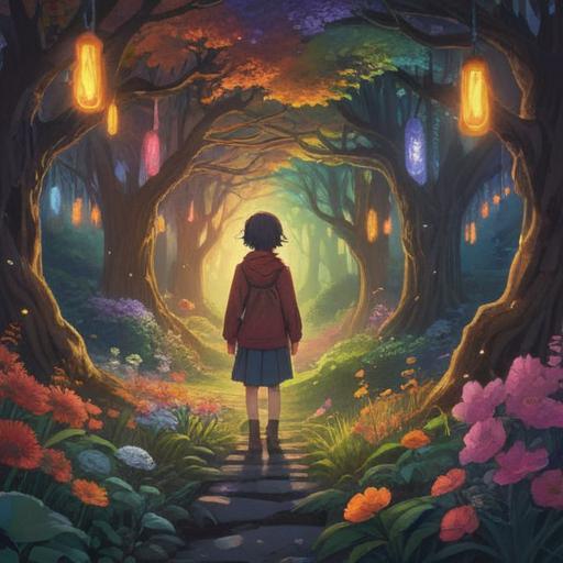 A surreal illustration depicting a person surrounded by soft, glowing lights, representing spiritual guidance, elements of nature like trees and flowers, an aura of calm and positivity, a sense of connection with the universe, ethereal figures symbolizing protection, emphasizing emotional depth, 4k