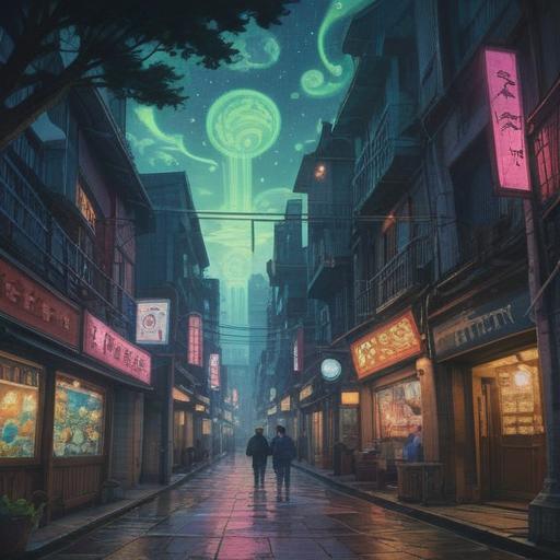 A captivating visual representation of spiritual signs to watch for when being obsessed, ethereal symbols floating around, soft glow surrounding the signs, mystical aura, a person looking contemplative and aware, vibrant colors contrasting with dark shadows, deep introspective ambiance, 4k