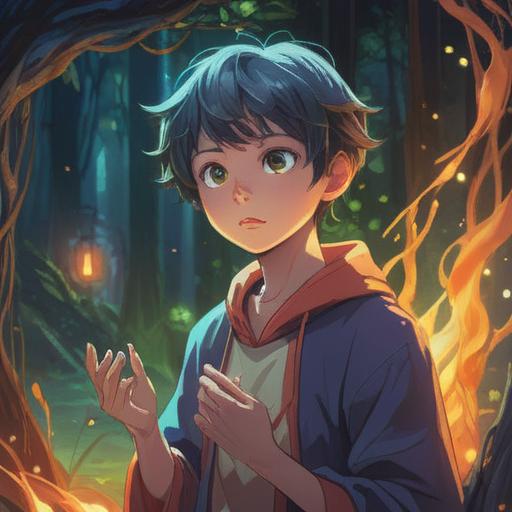 A serene illustration depicting a person being gently scolded, surrounded by a glowing aura, ethereal spirit guides observing, soft light illuminating the scene, symbols of growth and reflection in the background, dreamlike atmosphere, emotional expression portraying understanding and learning, 4k