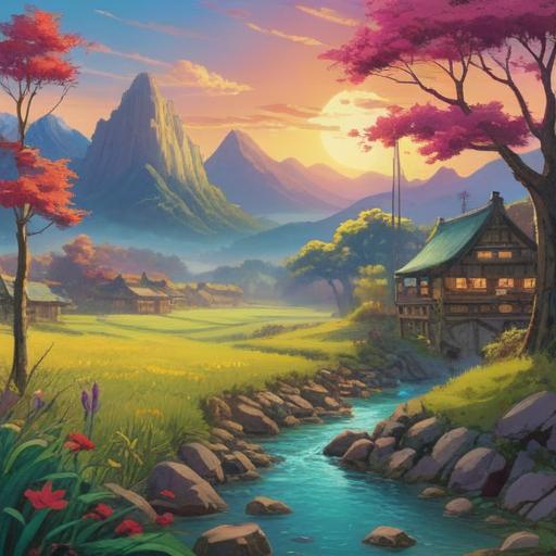 A serene landscape depicting the spiritual essence of a place that resonates with an individual's soul, vibrant natural surroundings, a peaceful atmosphere, symbols of personal growth, harmony with nature, ethereal light filtering through the trees, a winding path leading to self-discovery, subtle spiritual motifs in the scenery, 4k