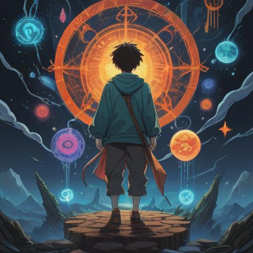 A thought-provoking illustration depicting a person at a crossroads, surrounded by symbolic spiritual signs, such as glowing orbs and ethereal light, hints of a shadowy figure representing a misaligned job, a serene landscape in the background, conveying a sense of introspection and guidance, vibrant colors, detailed expressions of uncertainty and clarity, 4k
