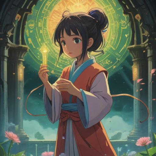 A serene and mystical scene illustrating the spiritual significance of ringing in the right ear, ethereal light glowing around a tranquil figure, surrounded by symbolic representations of positivity and guidance, gentle aura surrounding the figure, soft whispers of energy, harmonious colors, nature elements integrated, peaceful atmosphere, 4k