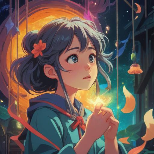 A serene moment depicting a person experiencing a gentle ringing in their ears, surrounded by ethereal light and soft colors, symbolic representations of spiritual awakening, calming nature elements like flowing water and gentle winds, peaceful expression on the person's face, mystical aura, connection to higher consciousness, harmonious setting, spiritual signs, tranquility, 4k