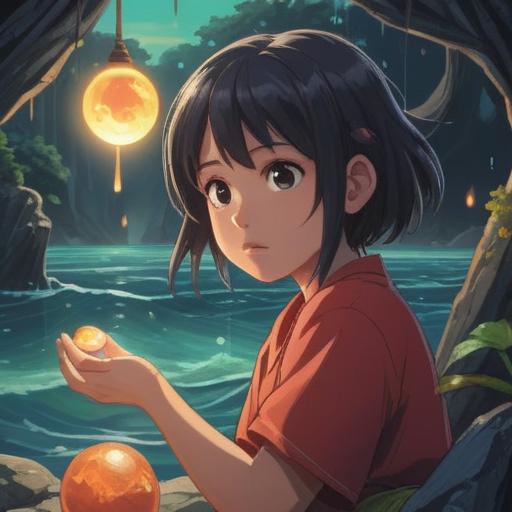 A serene and mystical scene depicting a lucky stone radiating calming energy, surrounded by soft light and ethereal glow, gentle waves of sound represented by colorful auras, a tranquil landscape in the background, harmonious elements reflecting spirituality, 4k