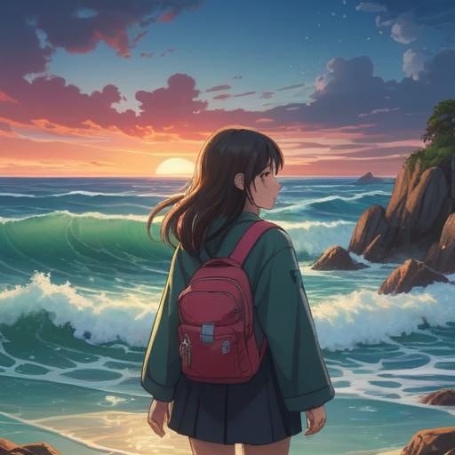 A serene and calming scene depicting a person in a tranquil environment, gentle waves of sound illustrated visually, soothing colors, ambient lighting, elements that represent healing such as soft glowing orbs, nature surrounding the individual, a sense of peace and relaxation, immersive atmosphere, detailed expressions of relief, 4k