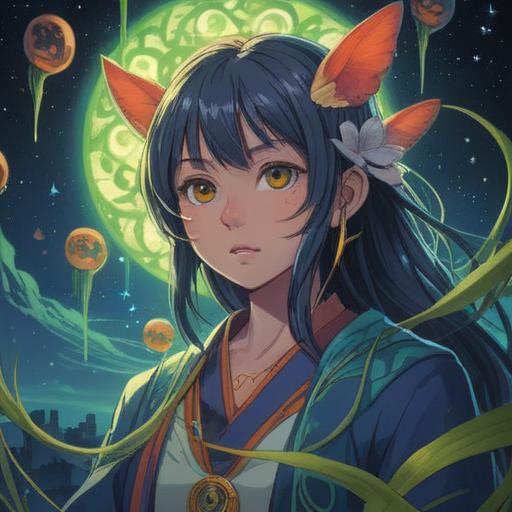 A serene and mystical illustration, glowing ear glands symbolizing spiritual messages, ethereal light surrounding the glands, harmonious energy radiating, nature-inspired background with soothing colors, tranquil atmosphere, connection between body and spirit, soft and calming details, 4k