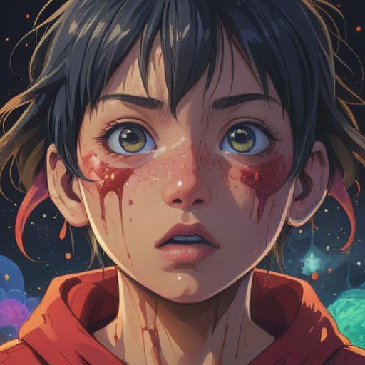 A spiritual representation of a person experiencing a pimple behind their ear, symbolic of inner stress and emotional turmoil, detailed facial expression reflecting concern, soft lighting accentuating the area behind the ear, ethereal aura surrounding the individual, illustrative elements symbolizing growth and healing, 4k