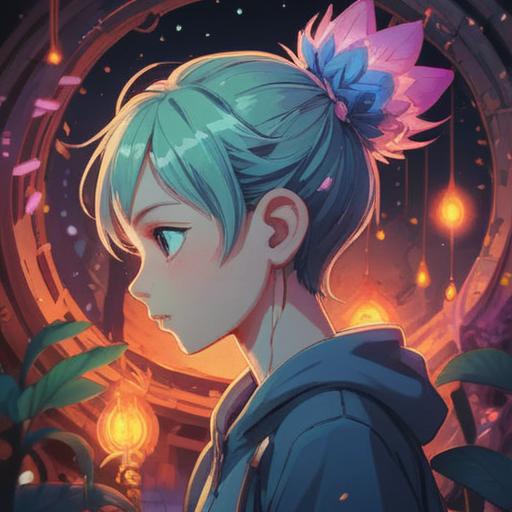 A whimsical illustration of an ear with a glowing aura, soft pastel colors, ethereal background with spiritual symbols, gentle light reflecting off the ear, nature elements surrounding, a sense of peace and positivity, mystical vibes, 4k