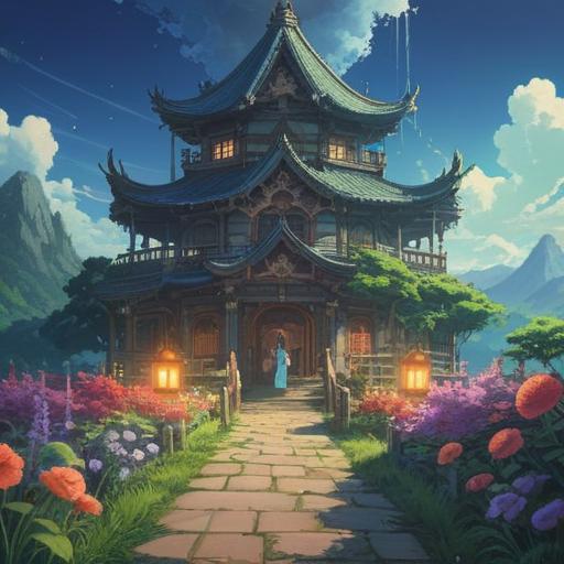 A serene landscape featuring subtle spiritual signs, gentle light illuminating guiding symbols, mystical atmosphere, a path leading forward with a clear sky, soft whispers of nature, vibrant foliage, peaceful reflection, 4k