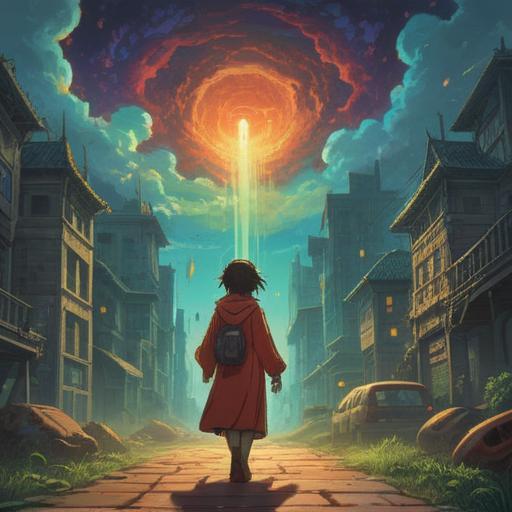 A spiritual and uplifting scene depicting a person witnessing an accident, ethereal light surrounding the individual, symbols of hope and protection in the atmosphere, serene expressions on people's faces, peaceful nature elements like trees and flowers, soft glow indicating good omens, sense of connection and higher purpose, comforting presence, harmonious colors, detailed surroundings, 4k