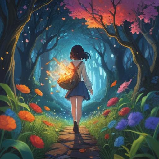 A serene scene depicting a person taking positive actions after witnessing an accident, engaging in mindfulness practices, surrounded by nature, vibrant flowers blooming, a symbol of hope and renewal, uplifting atmosphere, radiant sunlight breaking through the clouds, personal growth and transformation, 4k