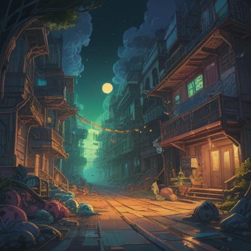 A surreal illustration depicting the spiritual meaning of accidents, flowing energy patterns, symbolic representations of chaos and order, ethereal light and shadows, interconnected paths of life, a transformative journey, visual metaphors of awakening and realization, serene yet dynamic composition, 4k