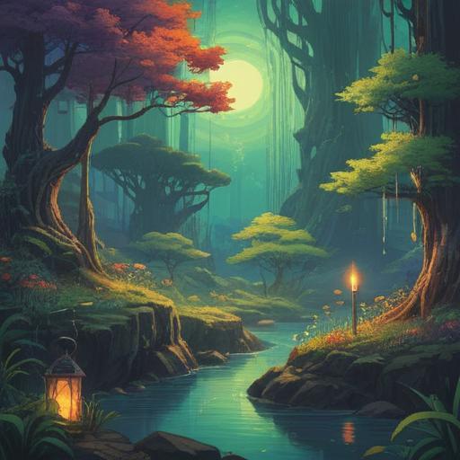 A serene and contemplative scene depicting the spiritual significance of encountering an accident, ethereal light illuminating the surroundings, symbolic elements representing transformation and growth, a person reflecting by a tranquil river, soft flowing water, gentle breeze, contrasting shadows and light, 4k