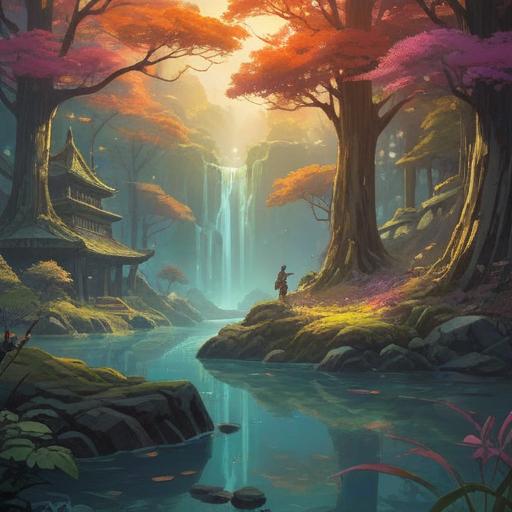 A powerful item that brings inner peace, glowing aura, intricate design, symbolizing tranquility, surrounded by calming nature, soft light filtering through trees, serene environment, convey a sense of harmony and balance, 4k