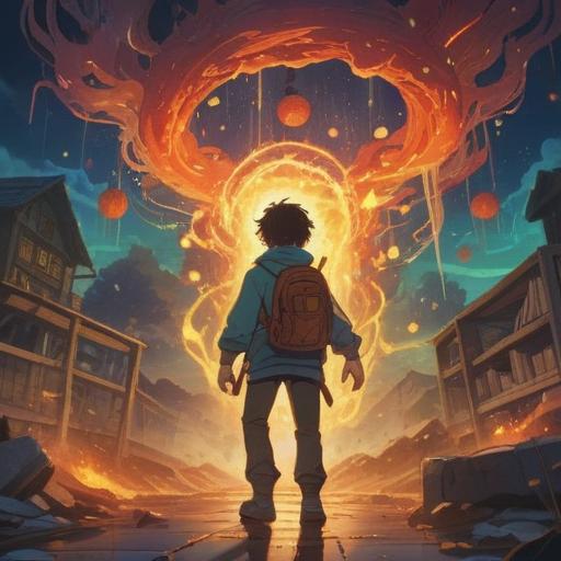 A serene scene depicting a person encountering an accident, surrounded by glowing ethereal light, symbols of protection and guidance floating around, vibrant colors reflecting positivity, a sense of hope and spiritual awakening, nature elements harmonizing with the event, warm and uplifting atmosphere, intricate details showcasing the connection between physical and spiritual realms, 4k