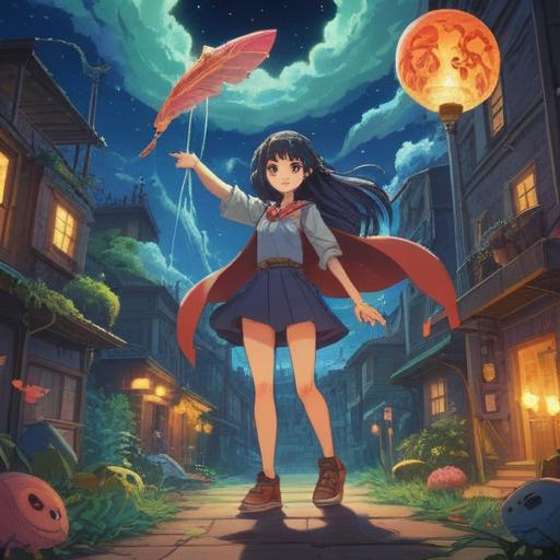 A surreal scene depicting a spiritual lucky charm after a near-accident, vibrant colors, mystical aura surrounding the charm, detailed symbolism representing protection and luck, elements of nature intertwined, glowing light effects, emotional depth, dramatic tension, 4k