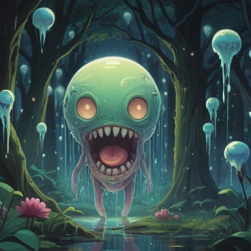 A mystical illustration depicting the spiritual significance of gum pus, ethereal glow, serene colors, symbolic imagery of dental health, divine energy emanating, nature elements intertwined, a meditative figure reflecting on health, intricate details of the mouth and gums, harmonious atmosphere, 4k