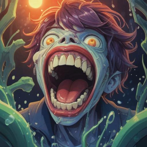 A mystical and surreal illustration depicting the spiritual meaning of teeth growth, ethereal light emanating from new teeth, symbolizing transformation and personal growth, a serene and contemplative atmosphere, subtle imagery representing enlightenment and wisdom, nature-inspired elements surrounding the scene, 4k