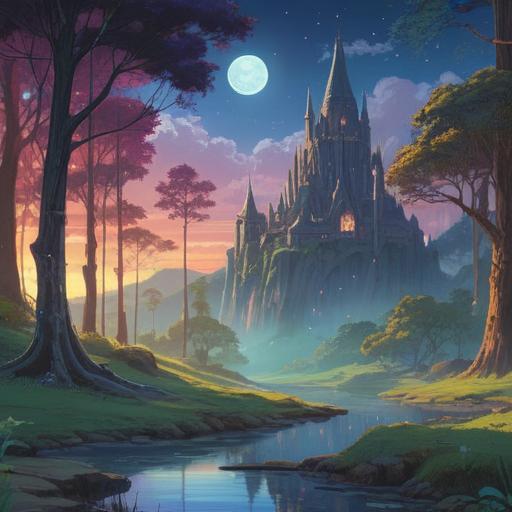 A serene landscape depicting an individual surrounded by challenges, ethereal lights representing spiritual signs, gentle breezes symbolizing intuition, a calming aura enveloping the scene, vibrant colors illuminating the path, mountains in the distance symbolizing obstacles, soft rays of light breaking through clouds, a sense of hope and guidance, 4k