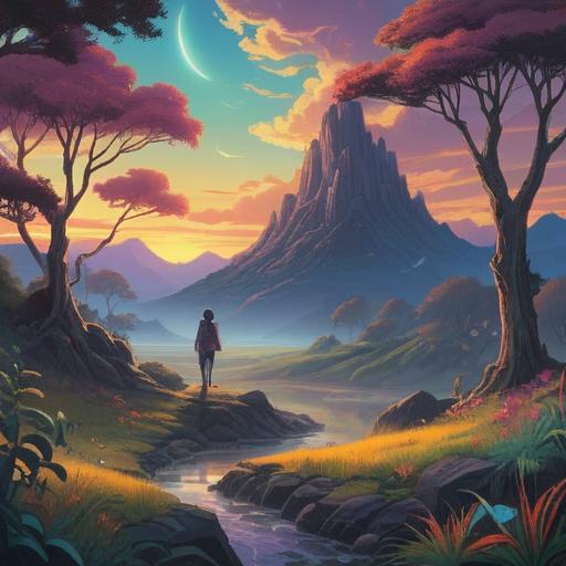 A spiritual warning sign appearing during challenging times, ethereal glow, mystical landscapes, symbolic imagery, guiding light, serene environment, presence of nature, subtle metaphors, inspirational atmosphere, tranquil colors, 4k