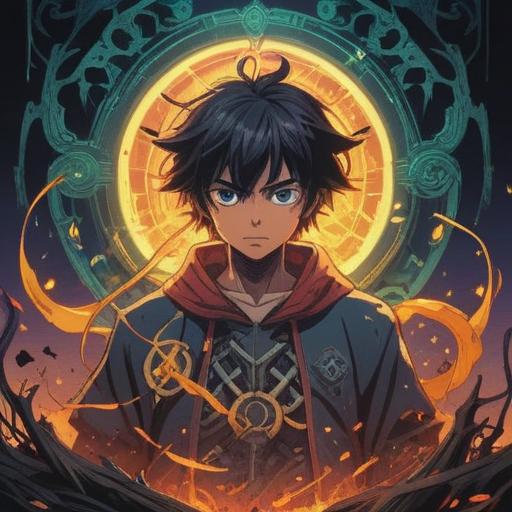 A powerful lucky symbol amidst challenges, showcasing resilience and strength, vibrant colors, intricate details of the symbol, dynamic lighting, an inspiring atmosphere, contrasting elements of struggle and hope, rich textures, 4k