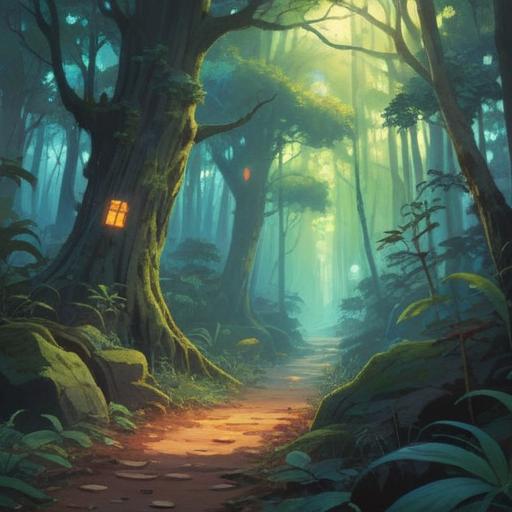 A thought-provoking scene depicting subtle spiritual signs of impending death, a serene atmosphere, soft ethereal light filtering through a tranquil forest, faint glowing orbs symbolizing spiritual presence, a gentle breeze rustling the leaves, a sense of calm and reflection, a figure in meditation surrounded by nature, an aura of peace and acceptance, picturesque landscape, 4k