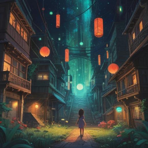 A serene and contemplative scene, glowing ethereal lights, symbols of the universe, subtle glimpses of past lives, encouraging signs from spirit guides, nature's whispers, calming presence of the unknown, deep connection with the cosmos, 4k