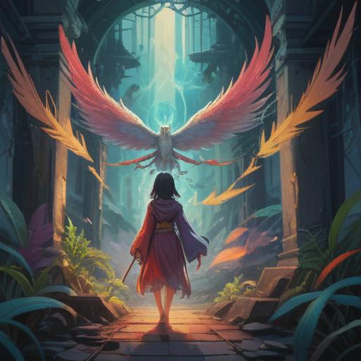 A spiritual illustration depicting signs to be aware of when feeling close to death, ethereal light surrounding a figure, symbolic imagery like feathers and orbs, a sense of urgency and awareness, vibrant colors contrasting with darker tones, mystical elements such as a bright aura and calming energy, reflective mood, 4k