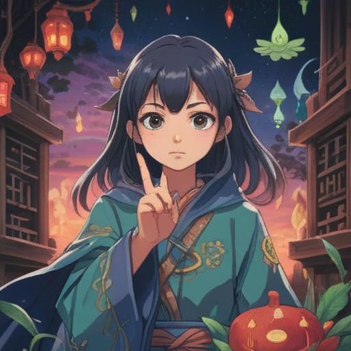 A mystical illustration depicting a single finger itching, surrounded by subtle spiritual symbols, soft ethereal light, calming colors, a serene atmosphere, hints of intuition and awareness, nature-inspired elements, delicate details, 4k