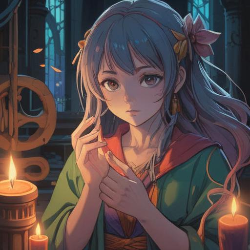 A serene and mystical illustration depicting a person gently bandaging a finger, surrounded by ethereal symbols of guidance, soft glowing light, whispers of spirit animals in the background, a sense of reflection and healing, vibrant colors, calming atmosphere, intricate details representing spiritual awareness, 4k