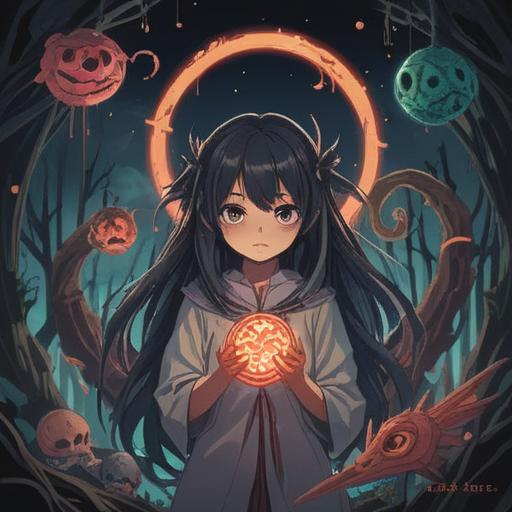 A mystical illustration depicting spiritual bad signs emerging when it's time to stop thinking, dark and ominous symbols, ethereal glowing imagery, contrasting shadows, atmospheric setting, introspective character in a moment of realization, surreal elements, deep color palette, 4k