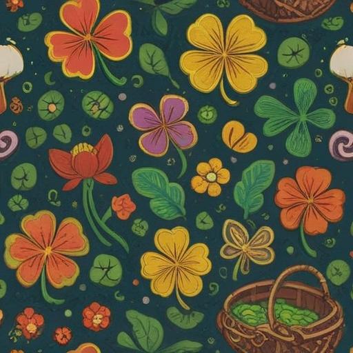 A serene scene depicting various lucky items, vibrant colors, symbols of fortune such as four-leaf clovers and lucky charms, a person meditating with a peaceful expression, soft light illuminating the items, subtle hints of magic or energy swirling around them, tranquil atmosphere, inspiring feeling of positivity and hope, 4k