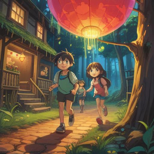 A vibrant illustration capturing the essence of a warm, nurturing environment, children playing joyfully, smiling faces, diverse group of kids, interaction with nature, spreading kindness and positivity, bright sunshine illuminating the scene, colorful playground, whimsical elements, uplifting atmosphere, conveying hope and change, 4k