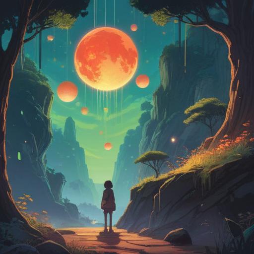 A serene and emotional illustration, gently glowing orbs representing spiritual signs, a silhouette of a caring parent looking up, ethereal background with soft light filtering through trees, symbols of love and memory, a peaceful atmosphere capturing the essence of loss and hope, 4k