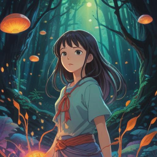 A serene spiritual illustration, expectant parents surrounded by a glowing aura, subtle signs from the universe, gentle energy flow, ethereal symbols and numbers, peaceful nature setting, soft light filtering through trees, warm and hopeful atmosphere, 4k