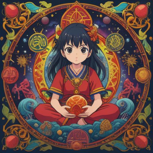 A vibrant illustration of a lucky charm believed to enhance fertility, a beautifully designed talisman adorned with symbols of abundance and vitality, surrounded by blooming flowers and gentle light, a serene and hopeful atmosphere, showcasing elements like an ornate wish tree and playful children in the background, reflecting joy and new beginnings, 4k