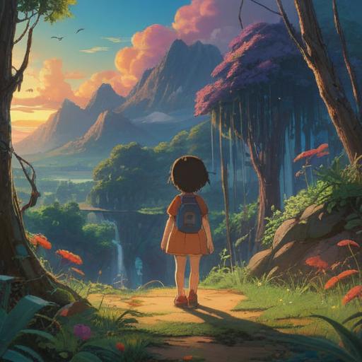 A child crying in a serene setting, subtle spiritual symbols around, soft light illuminating the scene, gentle expressions of concern from guardians, ethereal atmosphere, hints of emotional connections, vivid colors depicting the child's aura, 4k