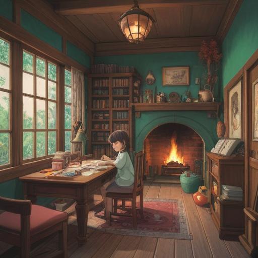 A serene depiction of a parent practicing a personal charm to relieve childcare stress, soft lighting, calming colors, cozy home environment, gentle gestures, whimsical elements of magic, warm interactions with a child, tranquility and peace, nurturing atmosphere, 4k