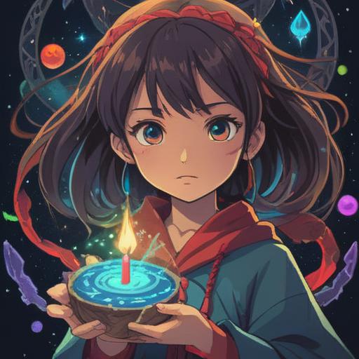 A magical amulet symbolizing the luck brought by sharing a birthday with a child, intricate designs, vibrant colors, glowing aura, surrounded by whimsical elements like stars and balloons, enchanting atmosphere, 4k