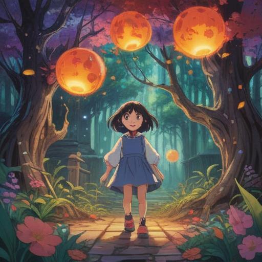 A spiritual representation of a person loved by children, surrounded by playful energy, gentle light radiating from their heart, children laughing and playing around, vibrant colors conveying joy and warmth, magical elements like butterflies and soft sparkles, serene background with nature, embodying kindness and empathy, 4k