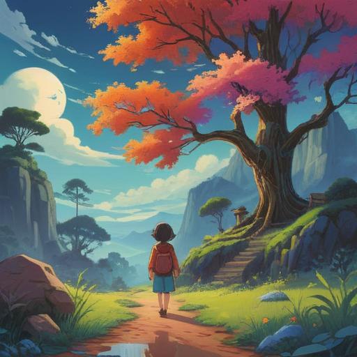 A serene and mystical landscape, representing the spiritual significance of the timing for having children, ethereal light illuminating a peaceful scene, symbolic elements like blooming flowers and gentle streams, a sense of balance and harmony, soft colors enhancing the tranquil atmosphere, nature's beauty reflecting the journey of parenthood, 4k