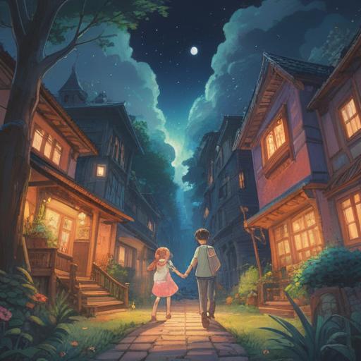 A serene and whimsical illustration depicting the spiritual meaning of having children, ethereal light surrounding a joyful family, soft pastel colors, gentle expressions on parents’ faces, playful children exploring nature, symbolic elements like blooming flowers and glowing orbs, peaceful and uplifting atmosphere, 4k