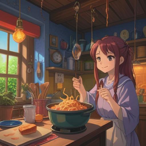 A cozy scene depicting a couple engaging in daily rituals, warm lighting, intimate atmosphere, shared laughter, cooking together, enjoying a cup of tea, peaceful home environment, emotional connection, 4k